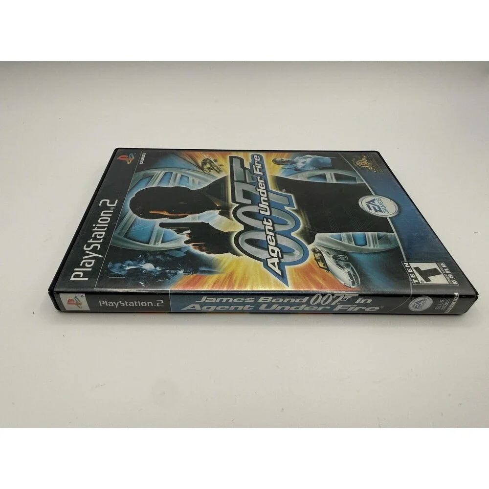 007 Agent Under Fire Sony PlayStation 2 PS2 Game Complete CIB T Teen 2001 EA